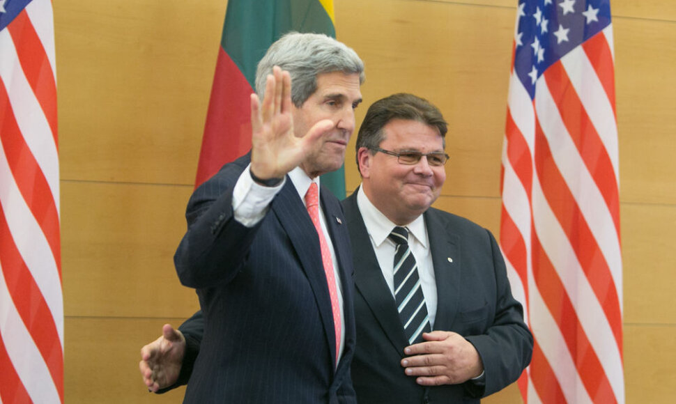 Johnas Kerry ir Linas Linkevičius