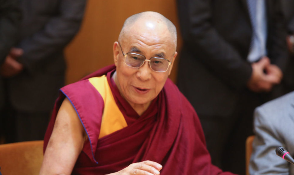 Tibeto dvasinis lyderis Dalai Lama Seime