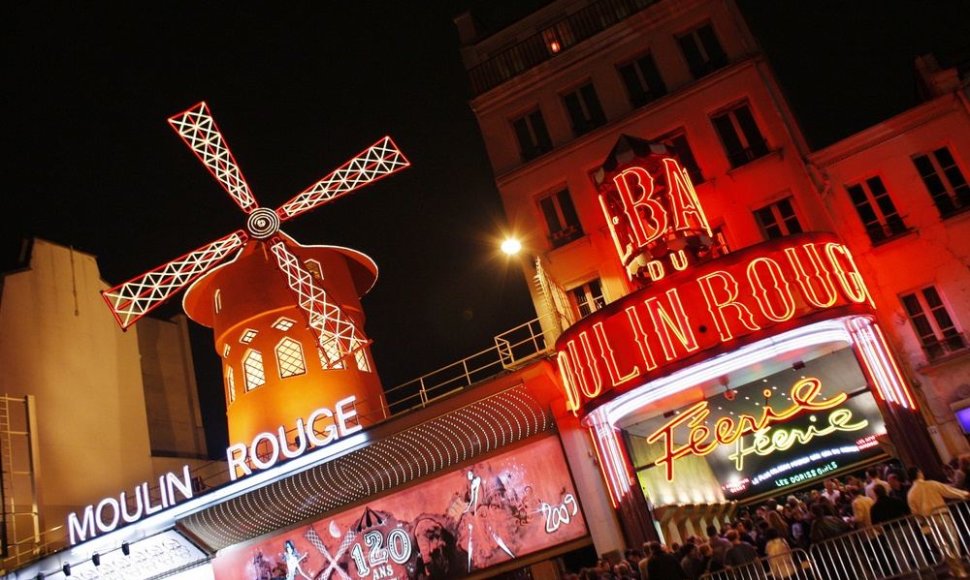 „Moulin Rouge“ kabaretas Paryžiuje