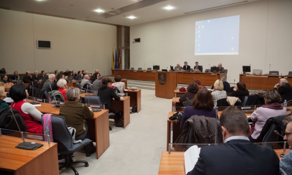 Susitikimas su bendruomenių atstovais Vilniaus savivaldybėje
