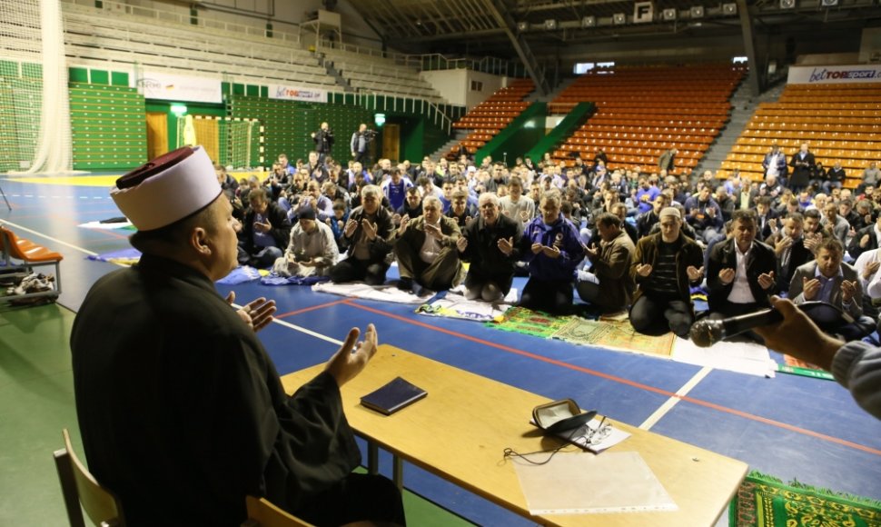 Musulmonai Kauno halėje