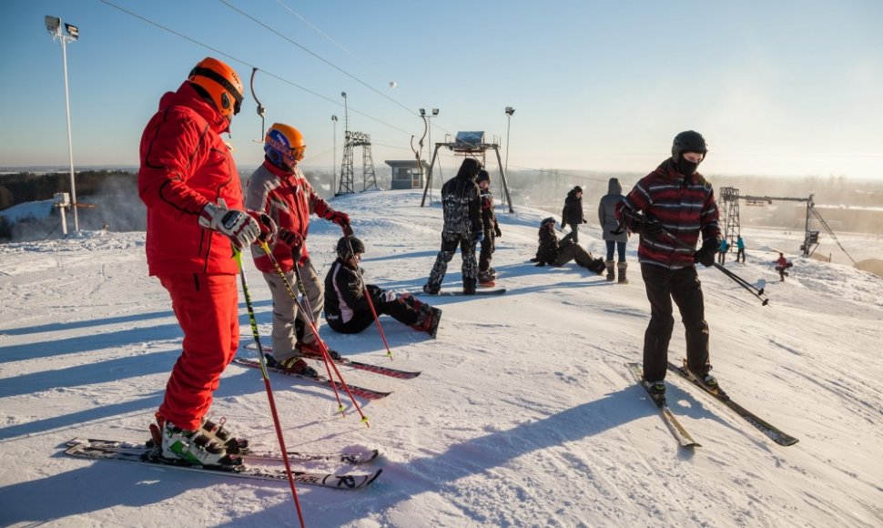 Liepkalnyje atidarytas slidinėjimo sezonas