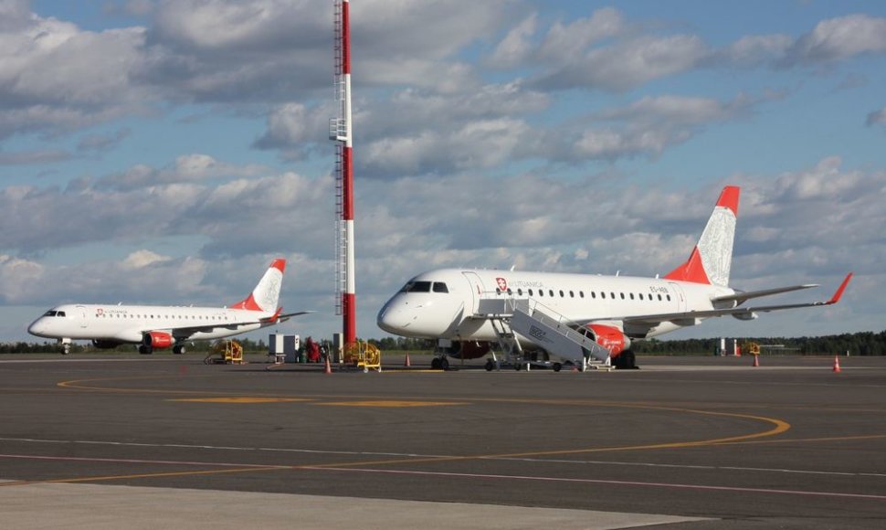 Vilniaus oro uoste nusileido antrasis oro linijų bendrovės „Air Lituanica“ orlaivis