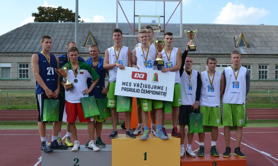 3x3 krep&scaron;inio komandos