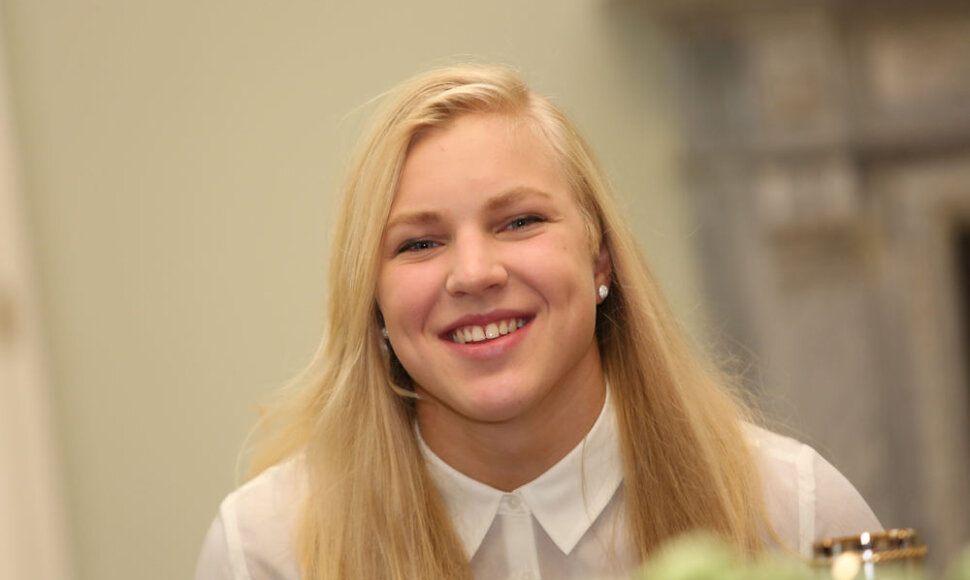 Rūtos Meilutytės apdovanojimo akimirkos