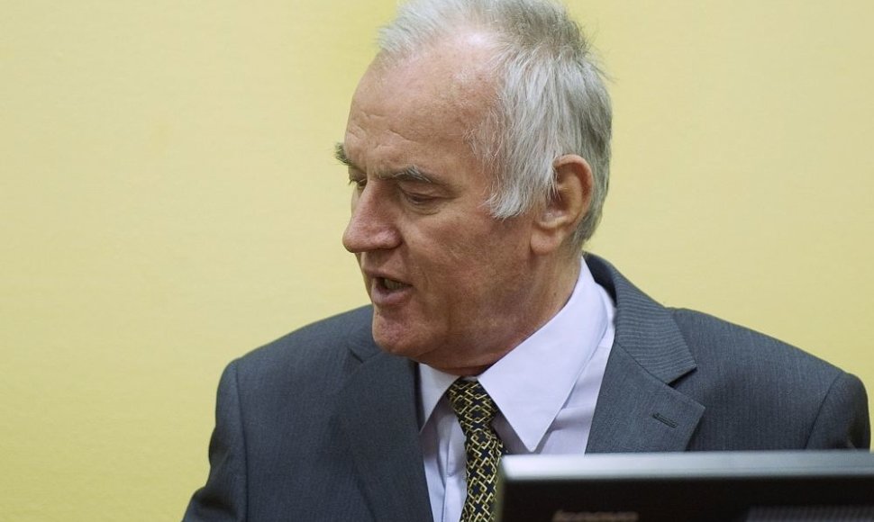 Ratko Mladičius teisme