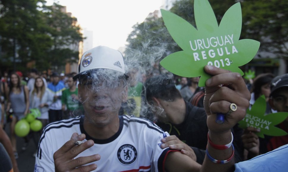 Urugvajus legalizavo marihuanos prekybą.