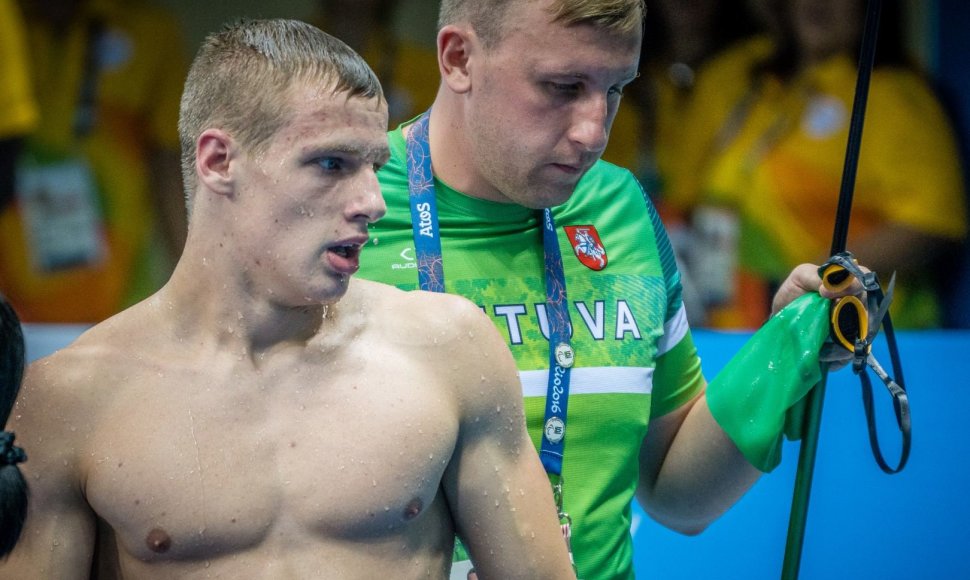 Edgaras Matakas Rio de Žaneiro parolimpinių žaidynių finale 