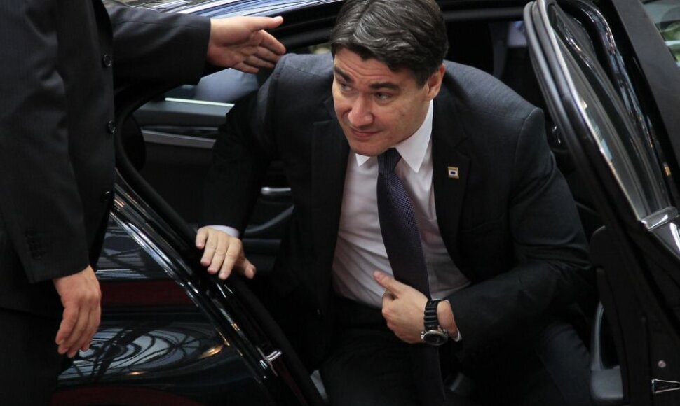 Kroatijos ministras pirmininkas Zoranas Milanovičius