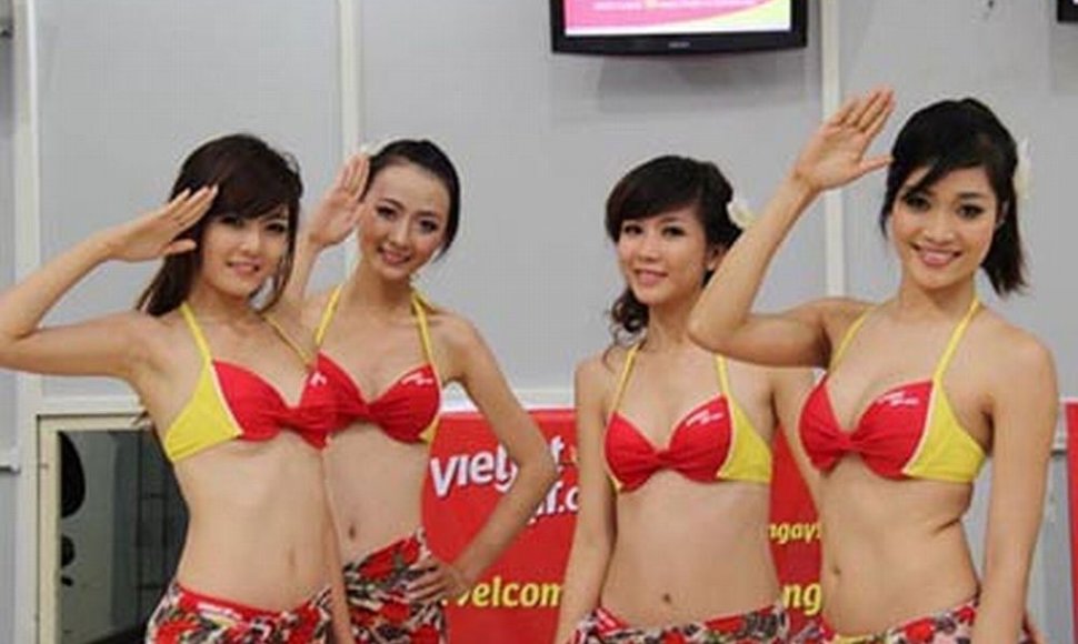 VietJet Air aviakompanijos šokėjos