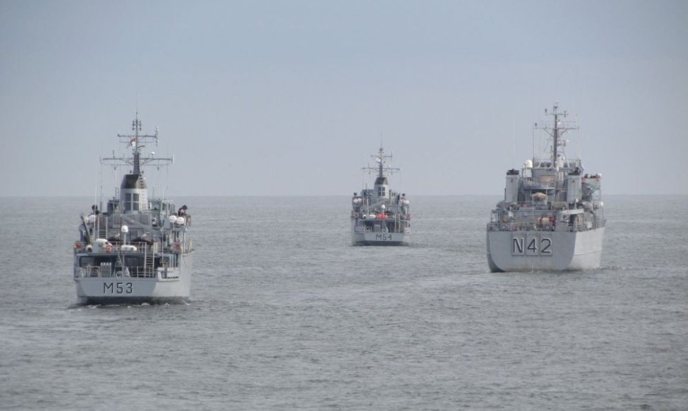 Karinės pratybos Baltijos jūroje
