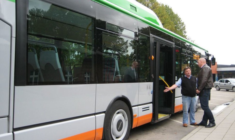 „Iveco“ autobusai varomi dujomis.