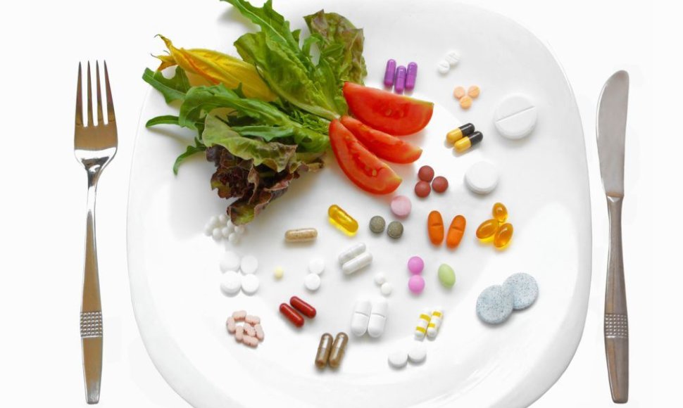 Sveikas maistas prieš tabletes