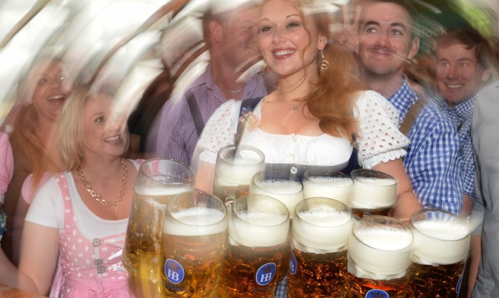 „Oktoberfest“ alaus šventė Miunchene