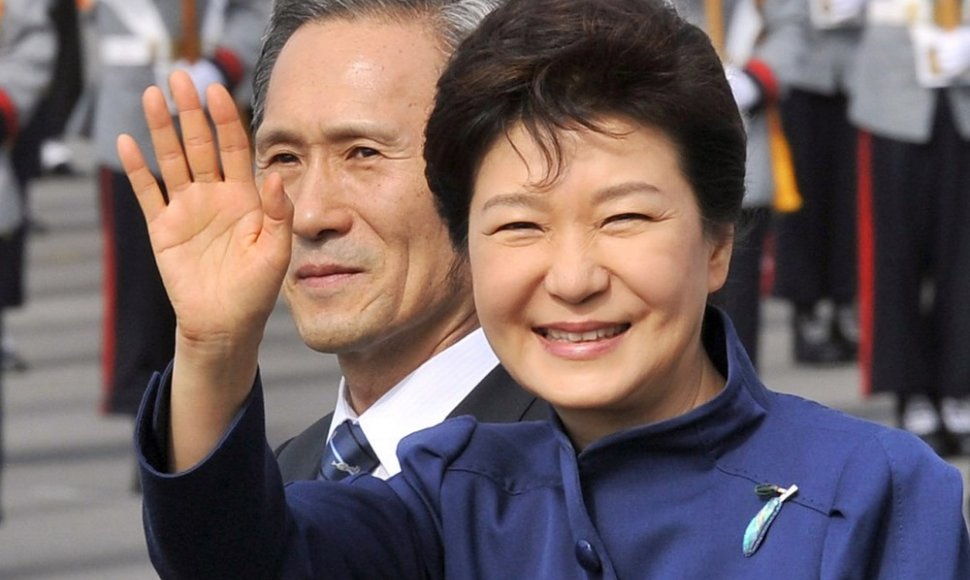 Pietų Korėjos prezidentė Park Geun-hye 