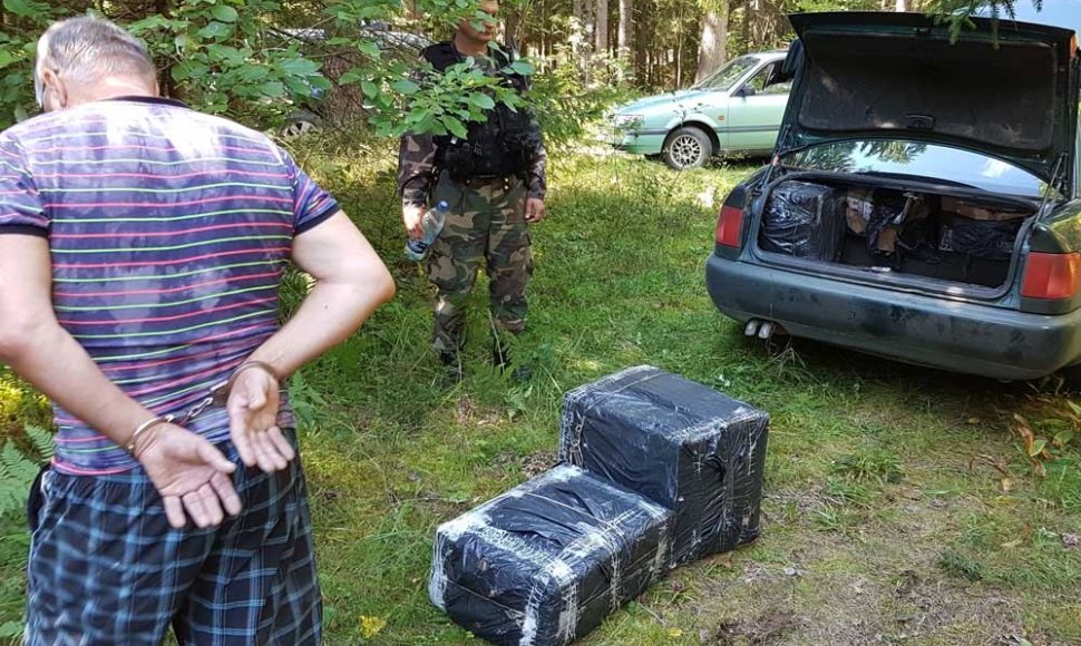 Ignalinos rajone sulaikyti kontrabandininkai
