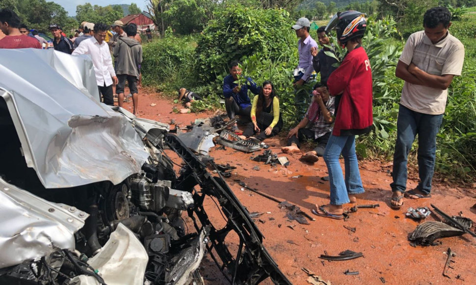 Avarijoje sunkiai sužeistas buvęs Kambodžos premjeras Norodomas Ranariddhas 