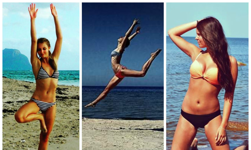 Konkurso „Tobulas bikinis aktyviai vasarai“ pirmos savaitės dalyvės