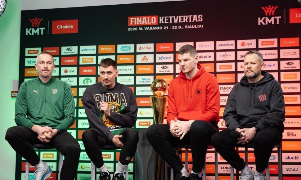 Spaudos konferencija prieš finalą