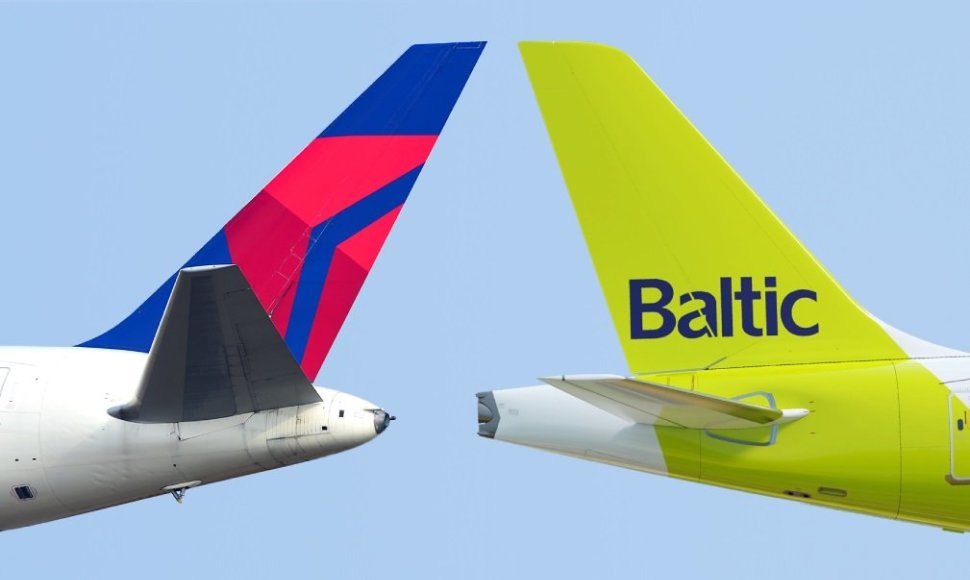 „Delta Air Lines“ ir „Air Baltic“ pradeda bendradarbiavimą