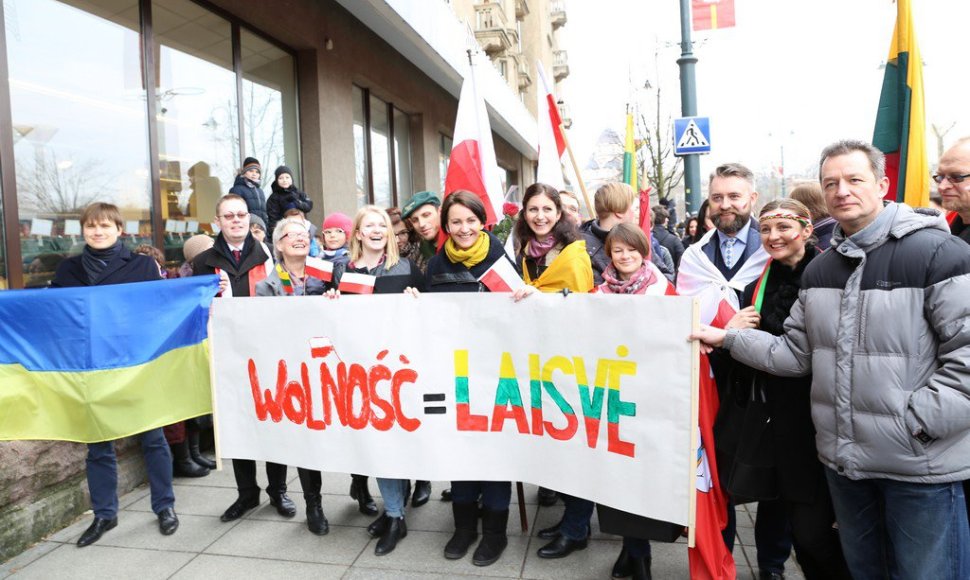 Lietuvos lenkai Nepriklausomybės eisenoje