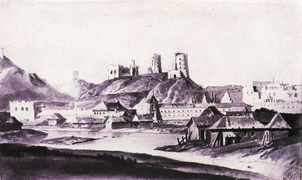 Vilniaus panorama XVII a. pab.