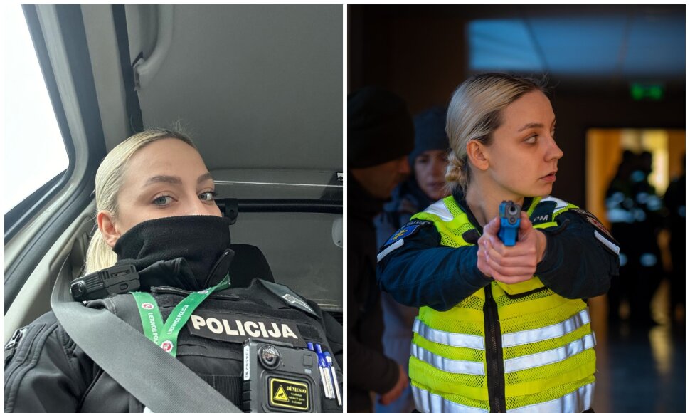 Policijos pareigūnė Mantilė Abramavičiūtė