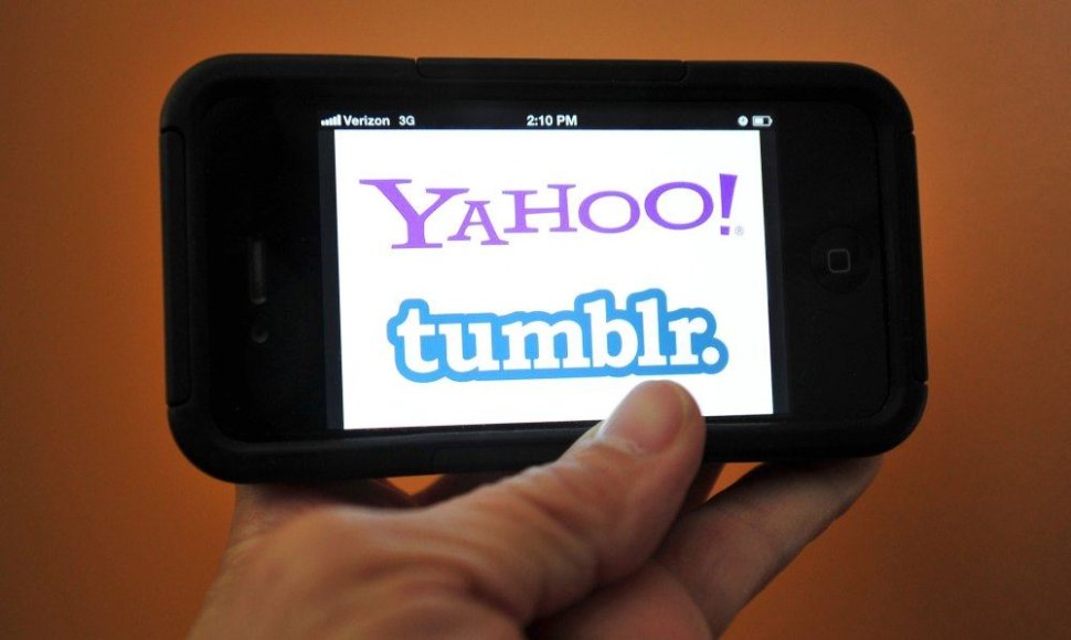 „Yahoo!“ ir „Tumblr“ logotipai