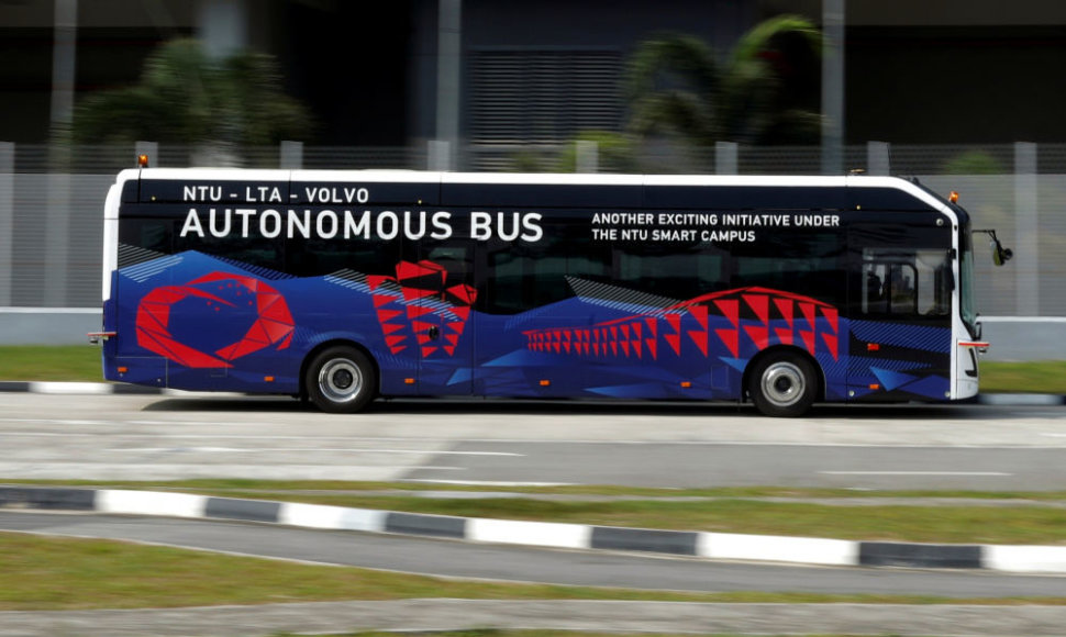  Autonominis „Volvo“ elektrinis autobusas