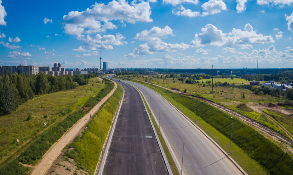 Vilniuje atidaromas Ukmergės gatvės Šiaurinės jungties viadukas