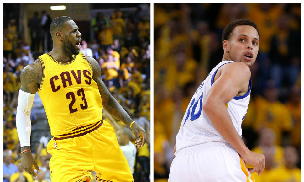 LeBronas Jamesas ir Stephenas Curry