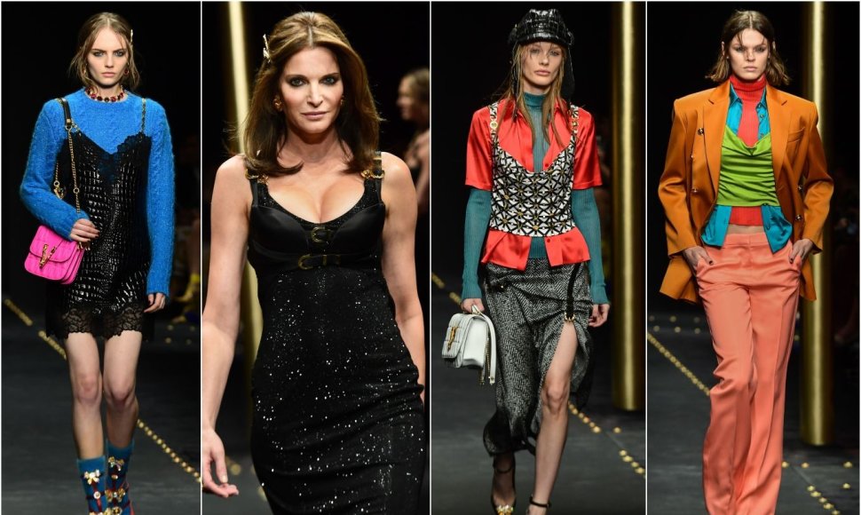 „Versace“ 2019–2020 m. rudens ir žiemos kolekcijos modeliai