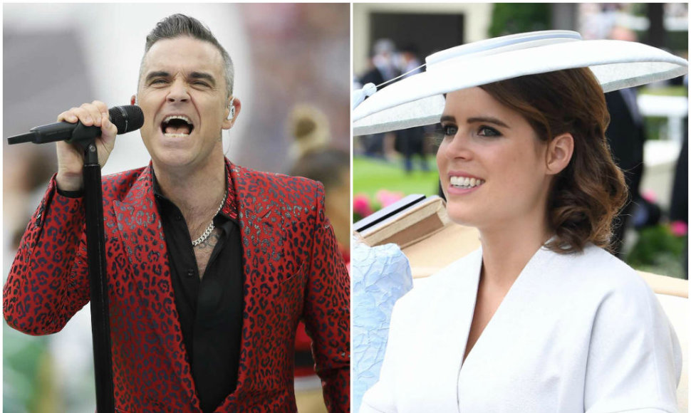 Robbie Williamsas ir princesė Eugenie