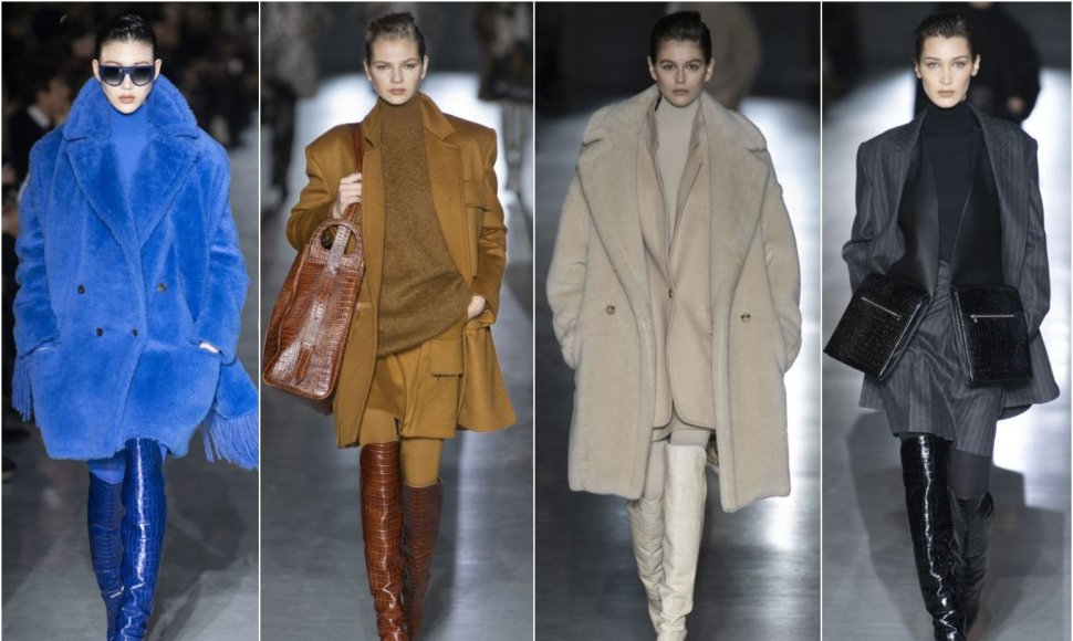 „Max Mara“ 2019–2020 m. rudens ir žiemos kolekcijos modeliai