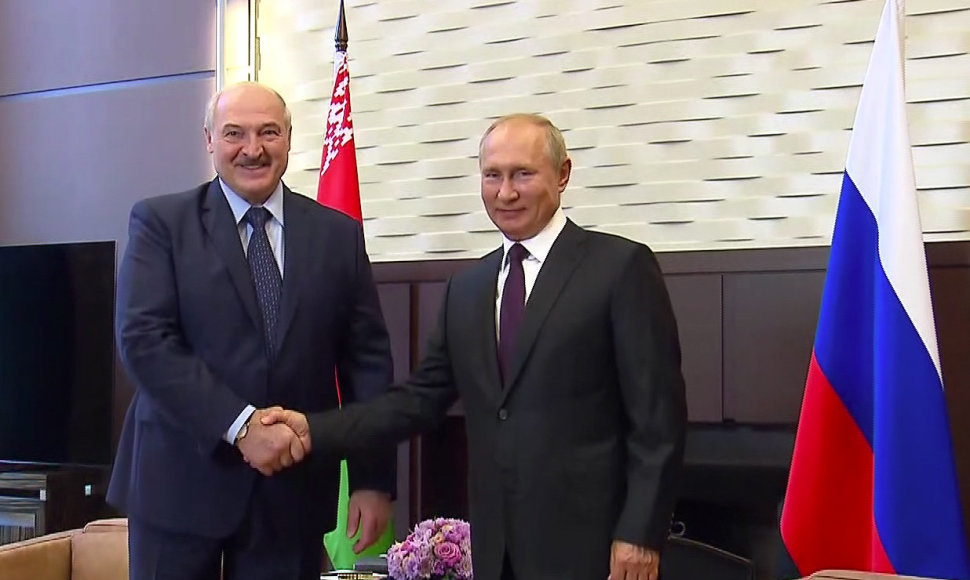 Aliaksandras Lukašenka ir Vladimiras Putina