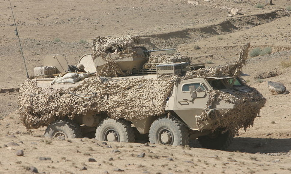 Estijos kariuomenės šarvuotis „XA 180EST“ Afganistane