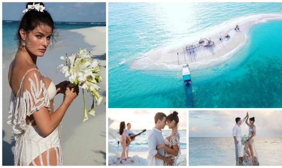 Isabeli Fontanos ir Diego Ferrero vestuvės Maldyvuose