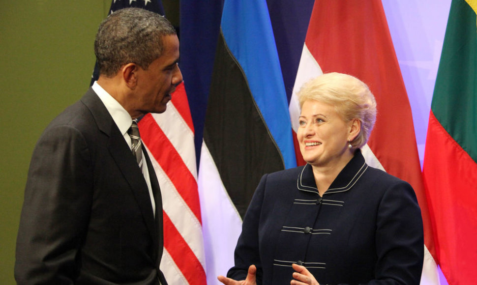 Barackas Obama ir Dalia Grybauskaitė