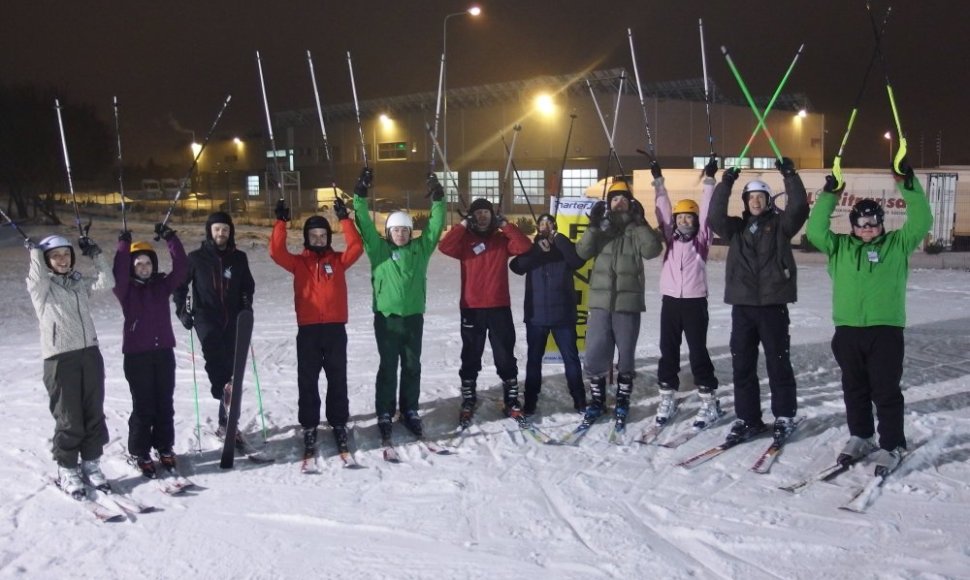 Lietuvos sporto žurnalistai išbandė kalnų slidininkų duoną