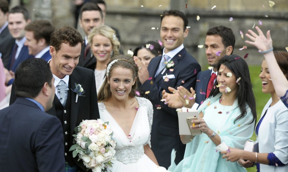 Andy Murray ir Kim Sears vestuvės