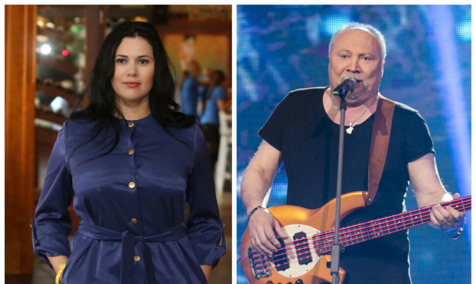 Jurga Liukaitienė ir jos tėvas Aleksandras Ivanauskas-Faras