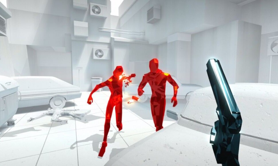 Žaidimo &bdquo;Superhot&ldquo; kadras
