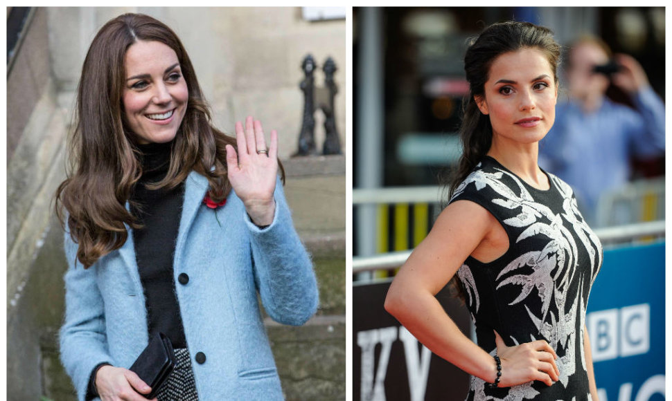 Kembridžo hercogienė Catherine ir Charlotte Riley