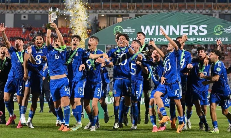 Italijos U19 rinktinės triumfas