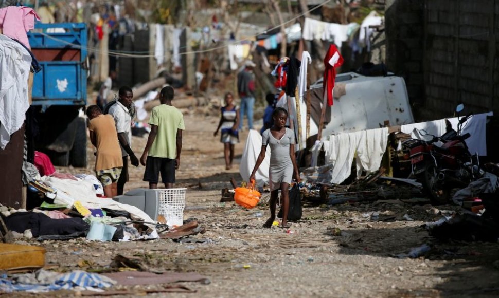 Haitį nusiaubė uraganas