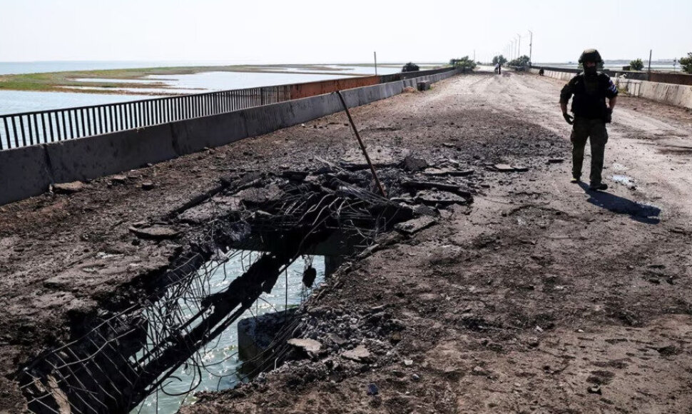 Ukraina atakavo Čonharo tiltą į Krymą