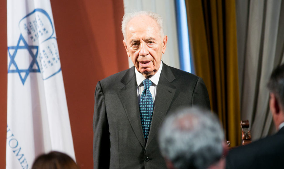 Izraelio prezidentas Shimonas Peresas tapo Vilniaus garbės piliečiu