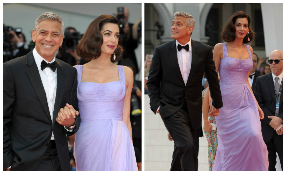 George'as Clooney ir Amal Clooney  ​