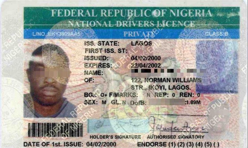 Nigerijos piliečio pateiktas suklastotas dokumentas