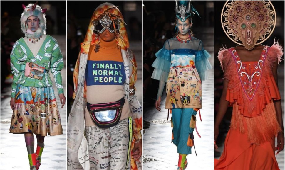 „Manish Arora“ 2019–2020 m. rudens ir žiemos kolekcijos modeliai